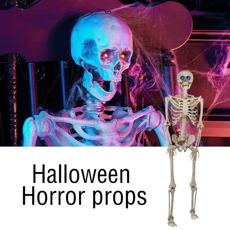 

Реквизит для Хэллоуина, ужасы, кости человека, полка, латексный череп, тайная комната, страшная мумия, светящийся скелет, украшения