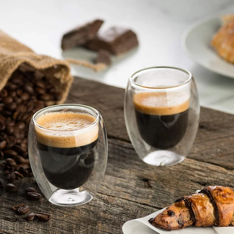 

Термостойкий набор для пива, эспрессо, Кружка Ручной Работы, посуда для чая и напитков, стеклянная чашка с двойными стенками