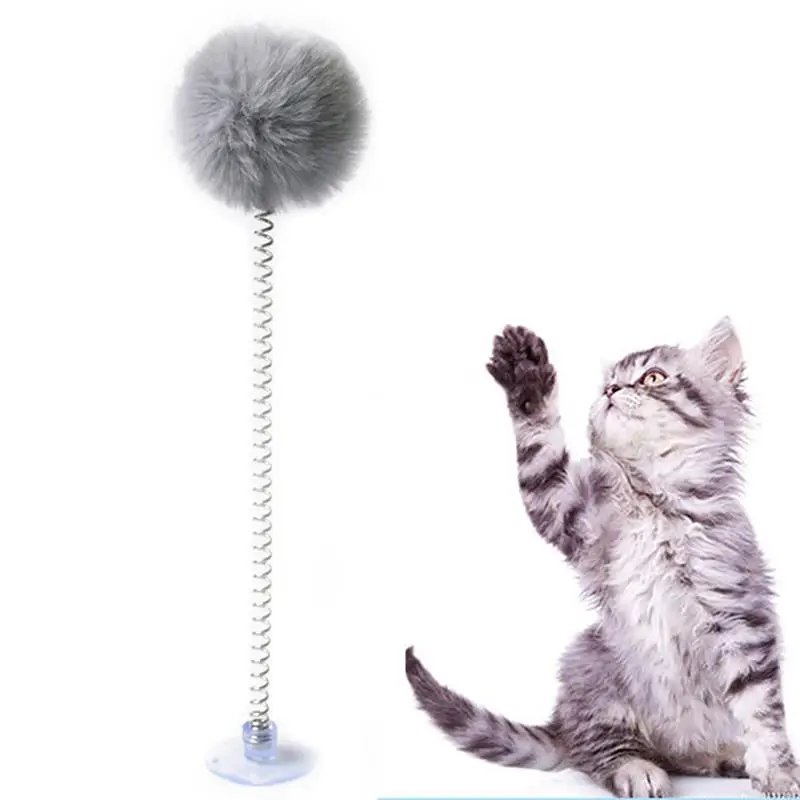 

1pc Cat Toy Funny Creative Interactive Fake Feather Bell Decor Cat Kitten Interactive Toy Pet Supplies Cat Favors