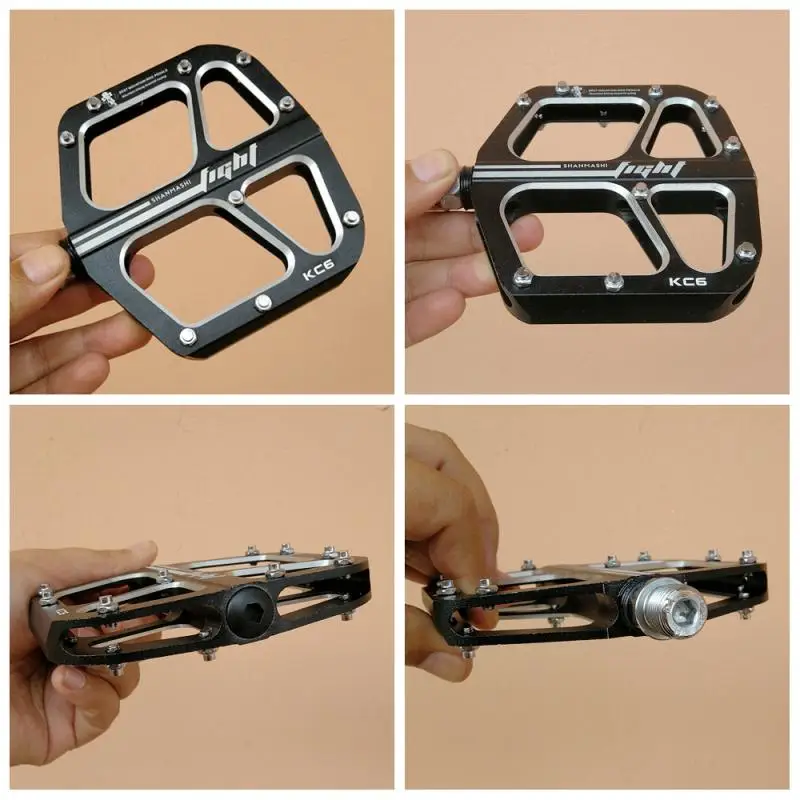 

Universal Bicycle Large Platform Pedals 2 DU Sealed Bearing Pedals CNC Ultralight Aluminum Pedals MTB Road Cycling Pedals