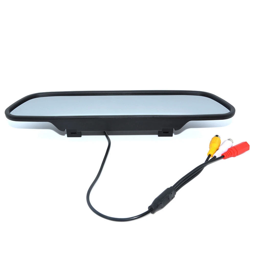 

4.3inch TFT LCD Car HD Rearview Mirror Monitor Video Auto Parking Assistance + Mini LED Night Vision Reversing Rear View Camera