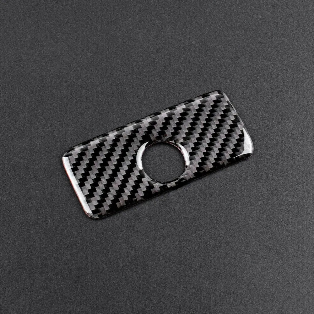 

Black Storage Box Handle Cover Carbon Fiber For Camaro 10-15 Nice Textures