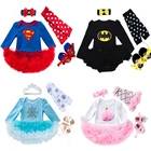 Платье принцессы для маленьких девочек, кружевные костюмы для косплея Эльзы и Анны для малышей и малышей, комплект одежды, Vestidor Robe Infantil Clothing