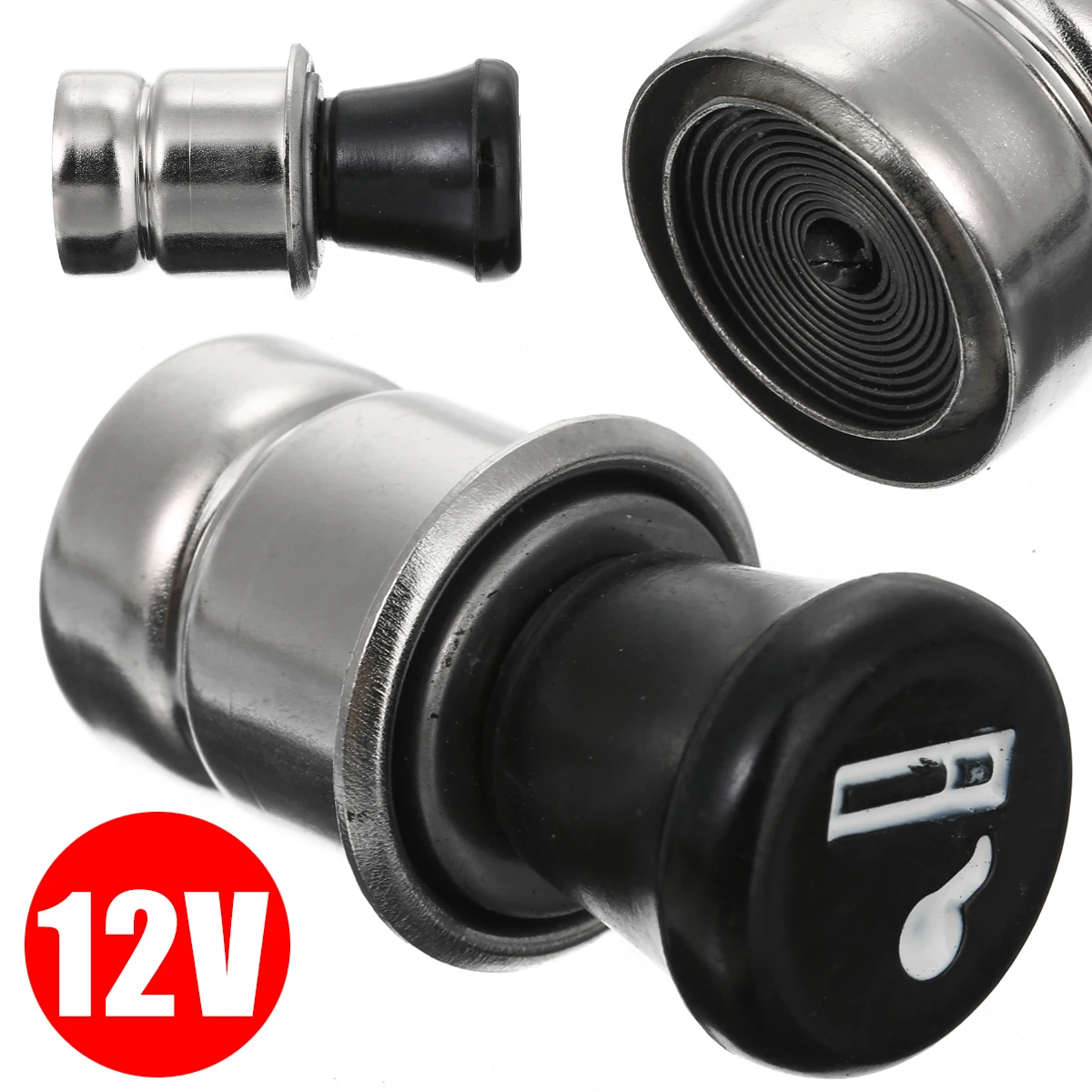 

Металлическая розетка для прикуривателя автомобиля, 12 В, автомобильный шнур питания