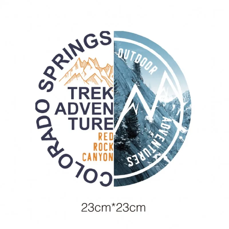 Термотрансферные наклейки для одежды 23 х23 см | Дом и сад