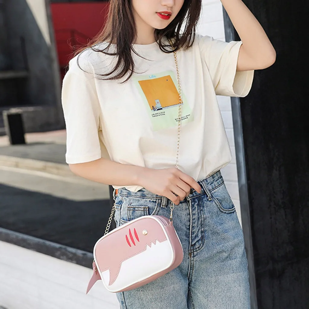 

OCARDIAN Messenger Bag Chain Handle Bags Fashion Ladies Shoulder Small Square Bag Mini Crossbody Bags Mobile Phone Bags