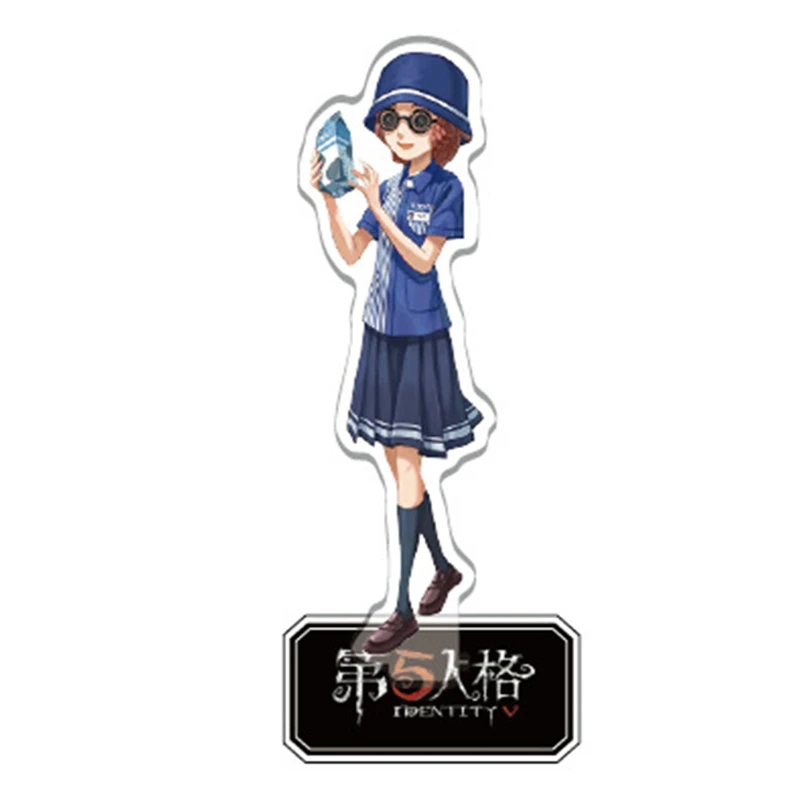 

Hot Game Identity v Key ChainAcrylic Figure Model Keychains Fashion Desk Decorated Stand Sign Keyring Gift For Woman Man