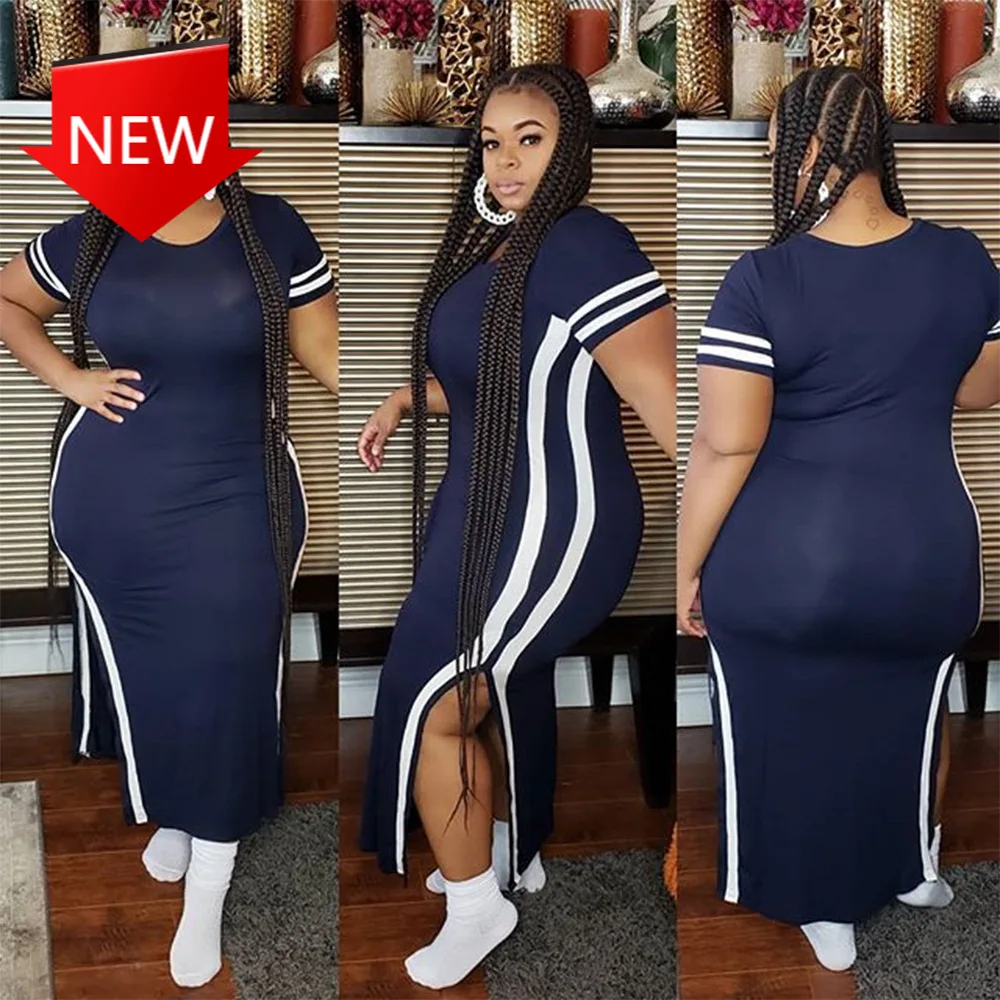 

Женское длинное однотонное вечерние-карандаш с коротким рукавом и разрезом