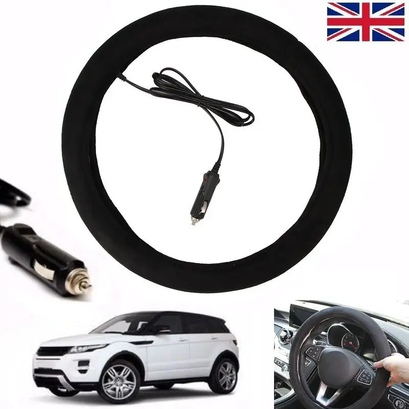 12V Car Heating Electric Cover Fur Steering Wheel Furry Automobile Parts Accessories | Автомобили и мотоциклы