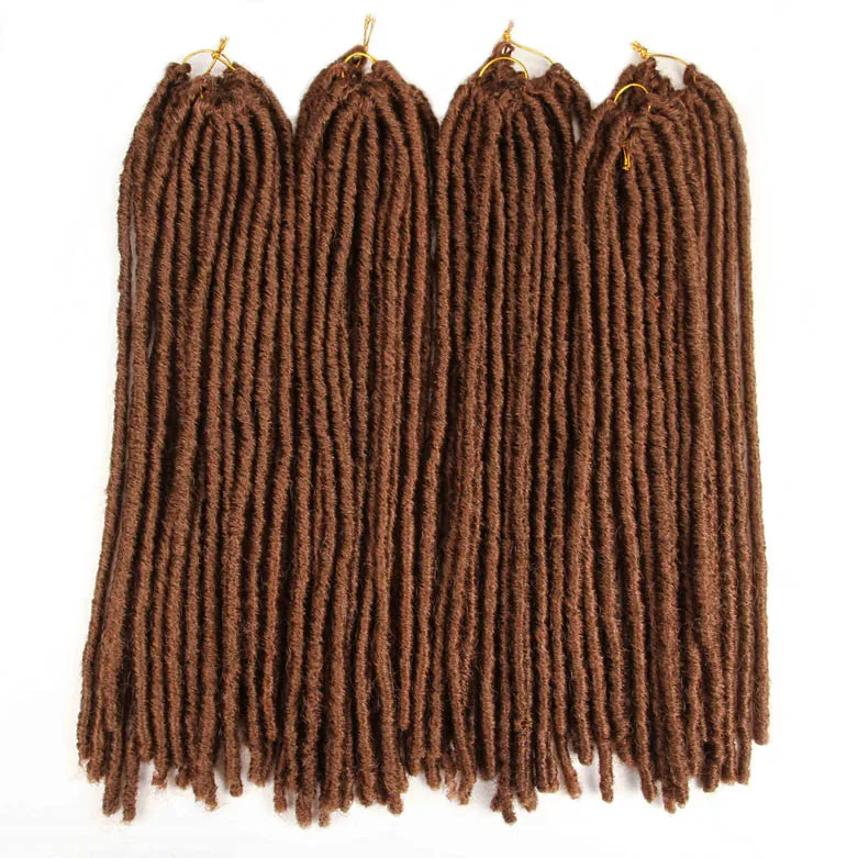 X-TRESS 18-26 дюймов мягкие дреды вязаные крючком косички Jumbo Dread прическа Ombre цвет синтетический искусственный Locs плетение волос - Цвет: #30