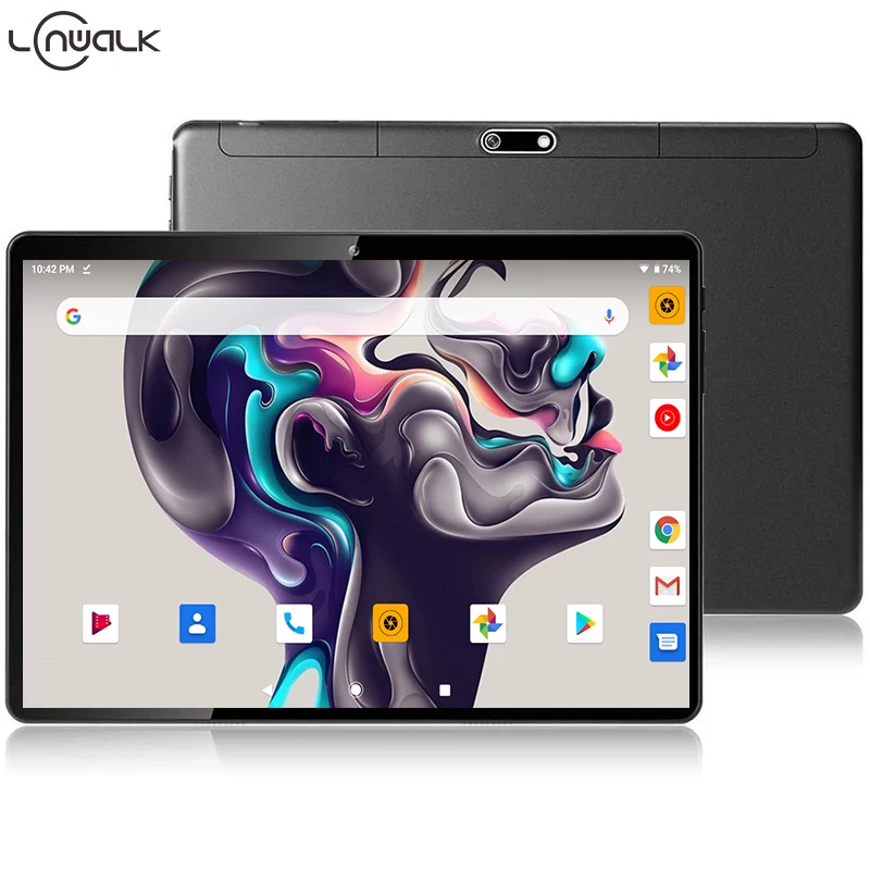 10-дюймовый планшет с четырёхъядерным процессором ОЗУ 64 ГБ ПЗУ 5 Мп | Компьютеры и