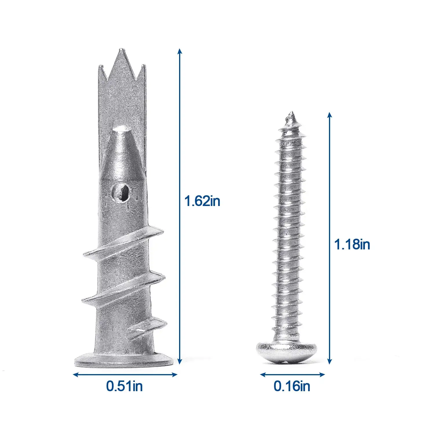 Винты из цинкового сплава самосверлильные борты 120 шт./компл. гипсокартонные