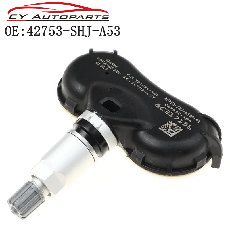TPMS Tire Pressure Sensor For 2009-2012 Acura RL Honda Ridgeline Odyssey Tire Pressure Monitoring System 315MHZ 42753-SHJ-A53