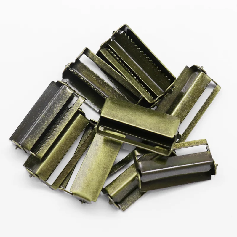 200 PCS/Batch 25MM Suspenders Belt Accessories Metal Bronze Adjusting Buckle Adjust Men | Дом и сад