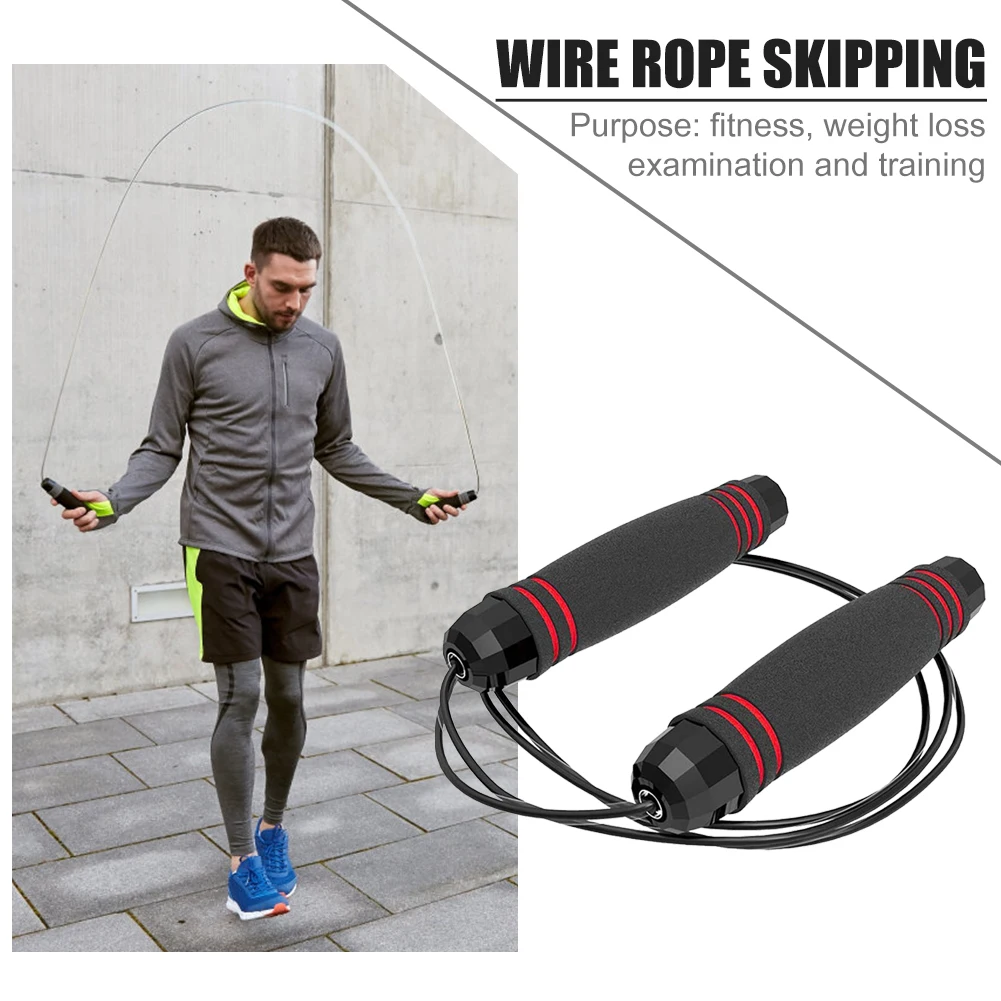 

Wear-resistant PVC Jump Ropes Fashion Weight-bearing Block Bearing Skipping Rope Workout Equipment Tools 3000x35x5mm