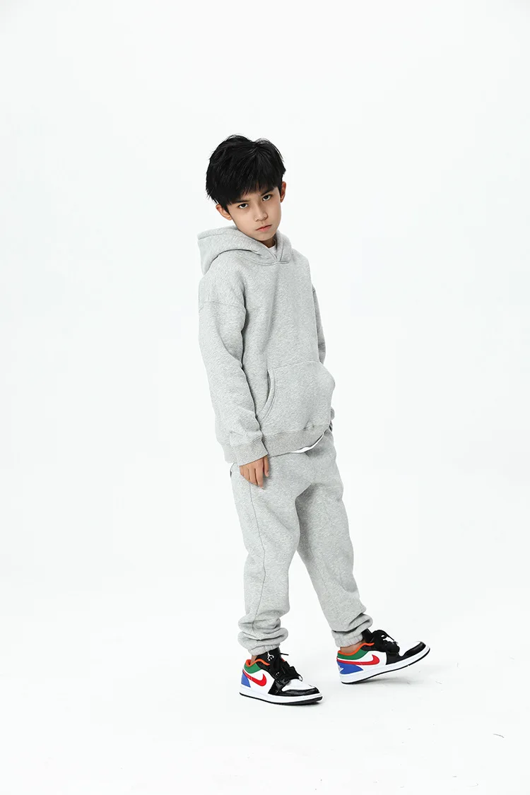 

Boy Clothes Set Winter Fleece Kids Teens Tracksuit Hoodies Pant 2pcs Children Sports Suit Clothing 8 To 12 Years Teenagers