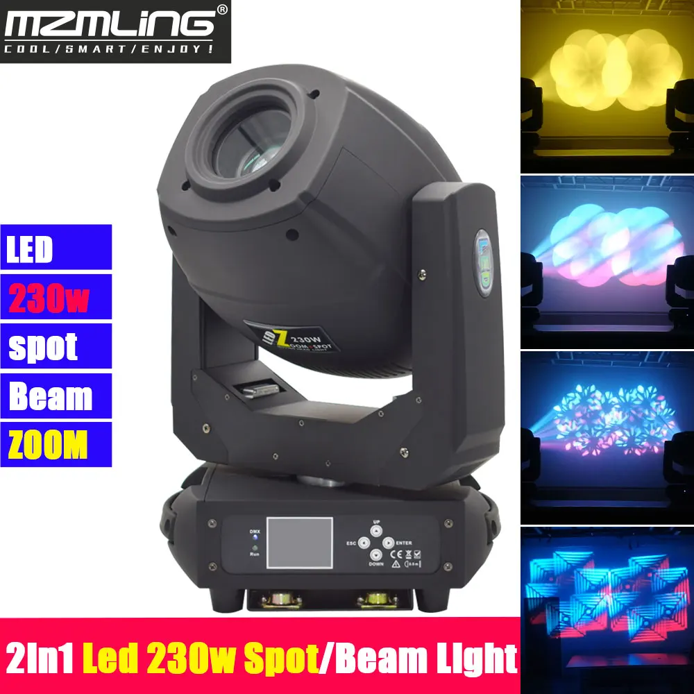 3в1 Led 230 Вт точечный/лучевой светильник DMX512 движущийся головной
