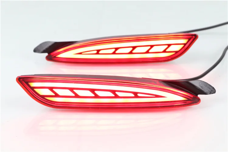 1 пара светодиодный задний фонарь тормозной светильник бампер декоративная