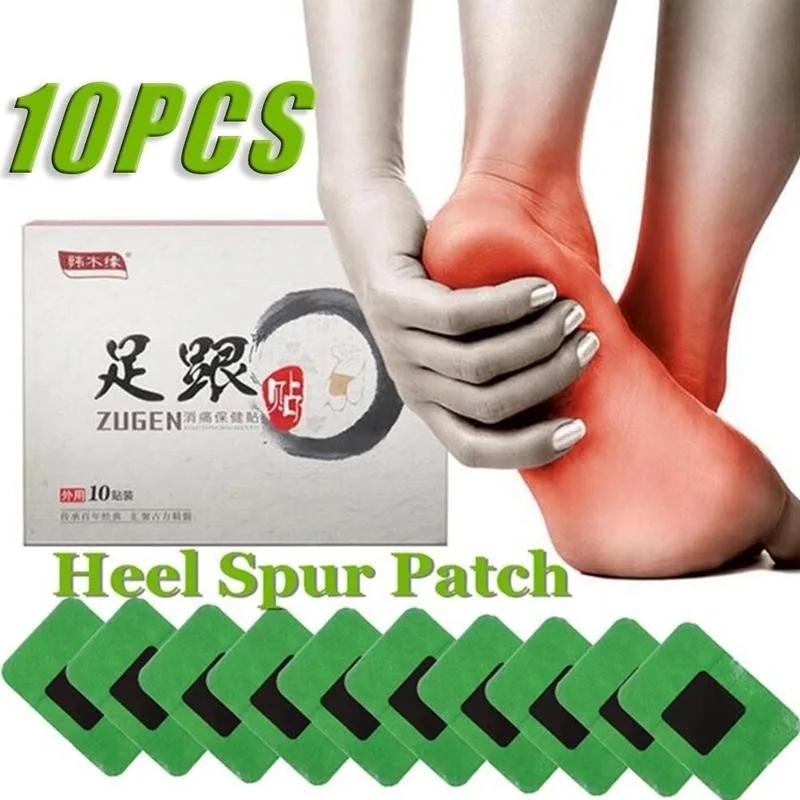 

10Pcs/lot Medical Heel Spur Patch Pain Relief Calcaneal Spur Plaster Moxibustion Foot Care Treatment Sticker Health Care Tools