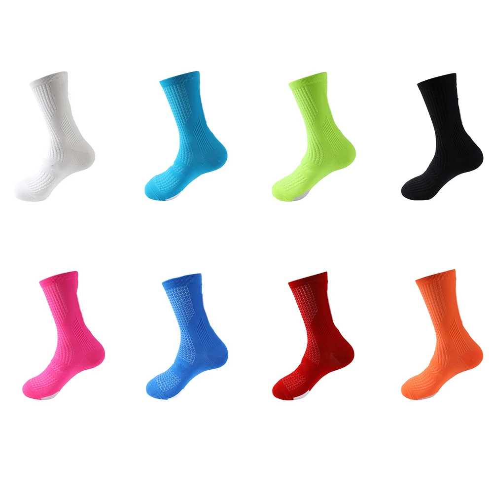 Носки велосипедные компрессионные, высокие носки до бедра, баскетбольные носки, носки для бега, мужские носки, женские спортивные носки, нос...