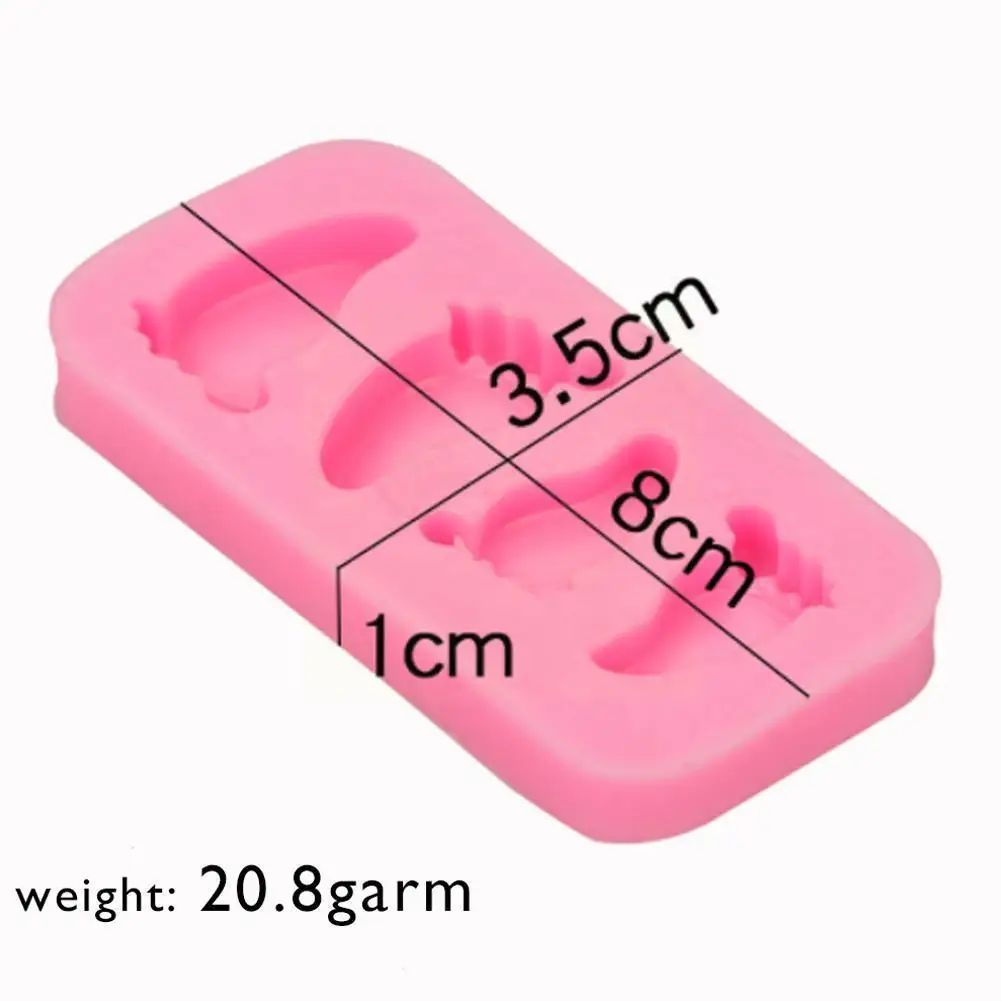 Силиконовая 3D форма ангельские ножки для шоколада помадки торта пудинга выпечки