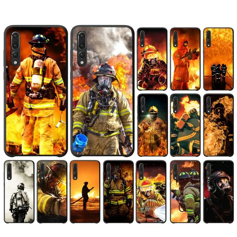Корпус для телефона Babaite с героями пожарных черный корпус Huawei P10 20 30 40 Lite P20Pro P30Pro