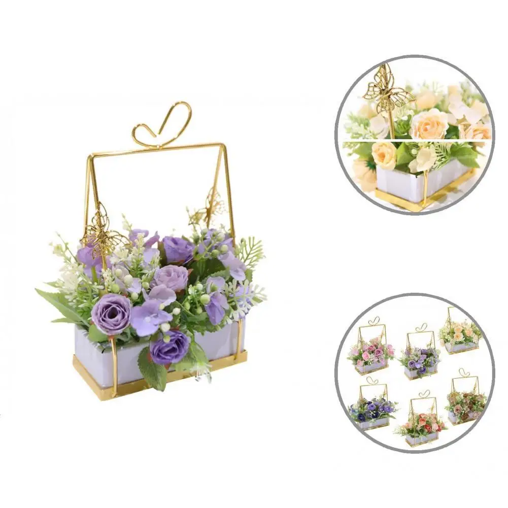 

Искусственный цветок, привлекательный нержавеющий металлический Фотофон, свадебные подарки, искусственный цветок пиона с металлическим г...