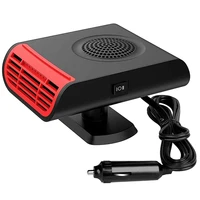 12v 150w car heater fan portable car heater 2 in 1 fast heating cooling windshield heater 360 degree rotating base
