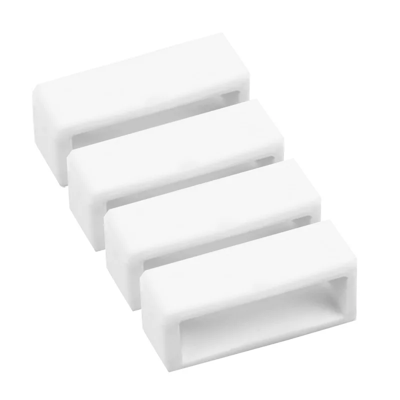 Силиконовый ремешок для часов 12 14 16 18 20 22 24 26 28 30 мм 3 шт. резиновое кольцо петля