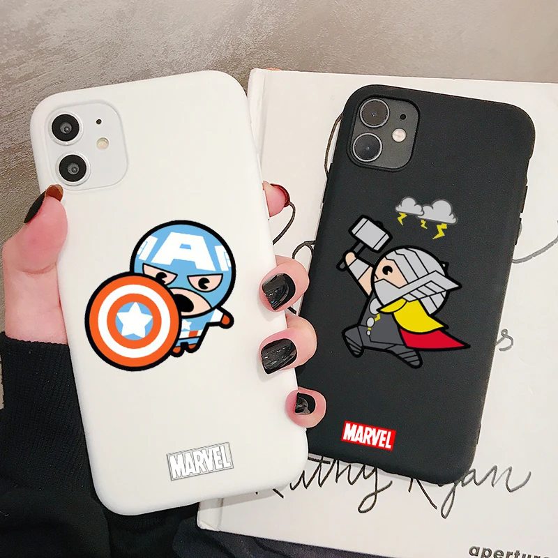 Чехол для телефона Captain America Thor XiaoMi Mi 9 8 CC9 Pro SE Lite 6 A1 A2 A3 CC9e матовый Силиконовый