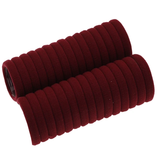 4,3 см женские инструменты, резинка для волос, аксессуары для волос, эластичная резинка для волос, головной убор, 30 шт./лот - Цвет: wine red