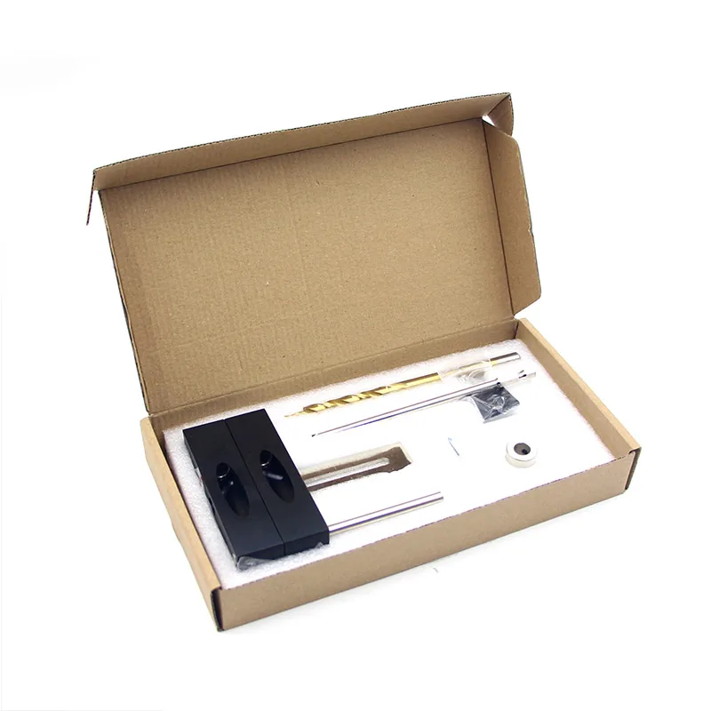 

Adjustable Oblique Hole Guide Locator Woodworking Punching Positioner Set Locating Tool CLH@8