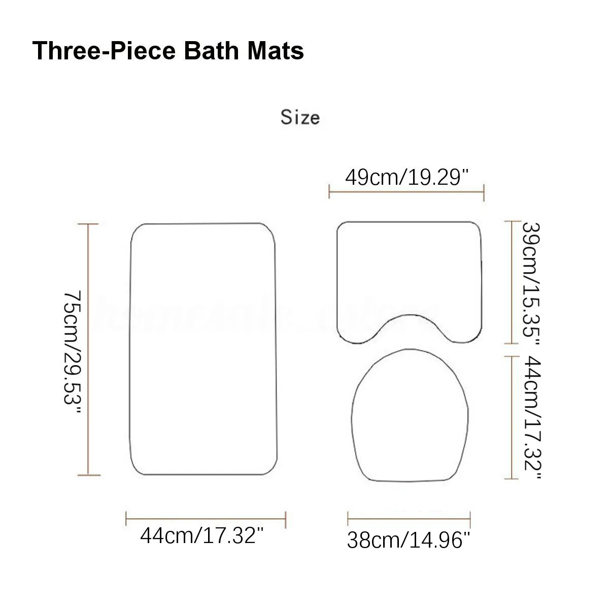

New 4Pcs/Set Carpet Shower Curtain Bathroom Foot Pad Waterproof Bath Mat Set Rug Anti-slip Toilet Lid Cover For Home Bathroom