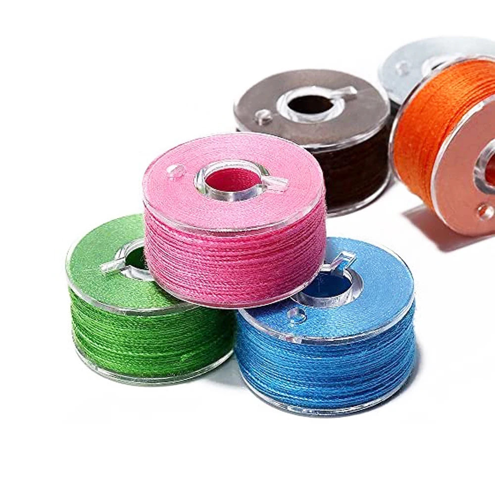 

25pcs Assorted Colors Bobbins with Sewing Thread for Sewing Machine Embroidery Thread DIY Craft Polyester Thread Sewing Supplies
