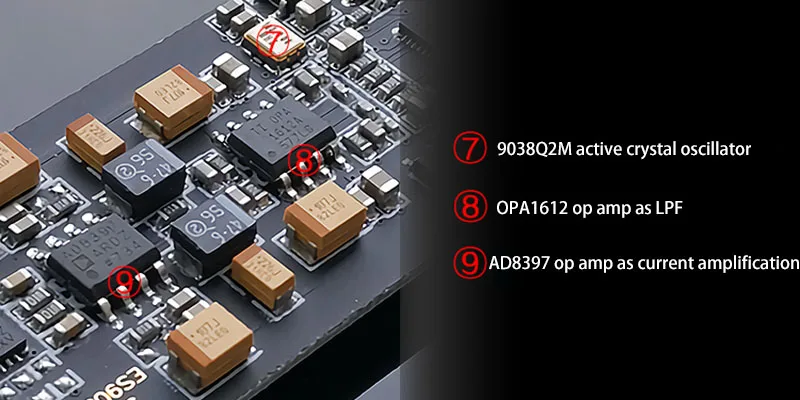 ES9038Q2M наушники усиленный HiFi аудио USB декодер DAC SA9227 тип-c портативный компьютер внешняя звуковая карта DSD25