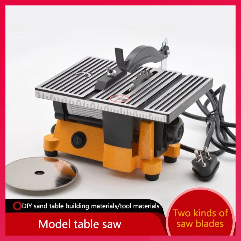 Electric Cutting Machine Model Table Saw Grinding Machine DIY Manual Construction Sand Table Model Material Polishing Machine YZ