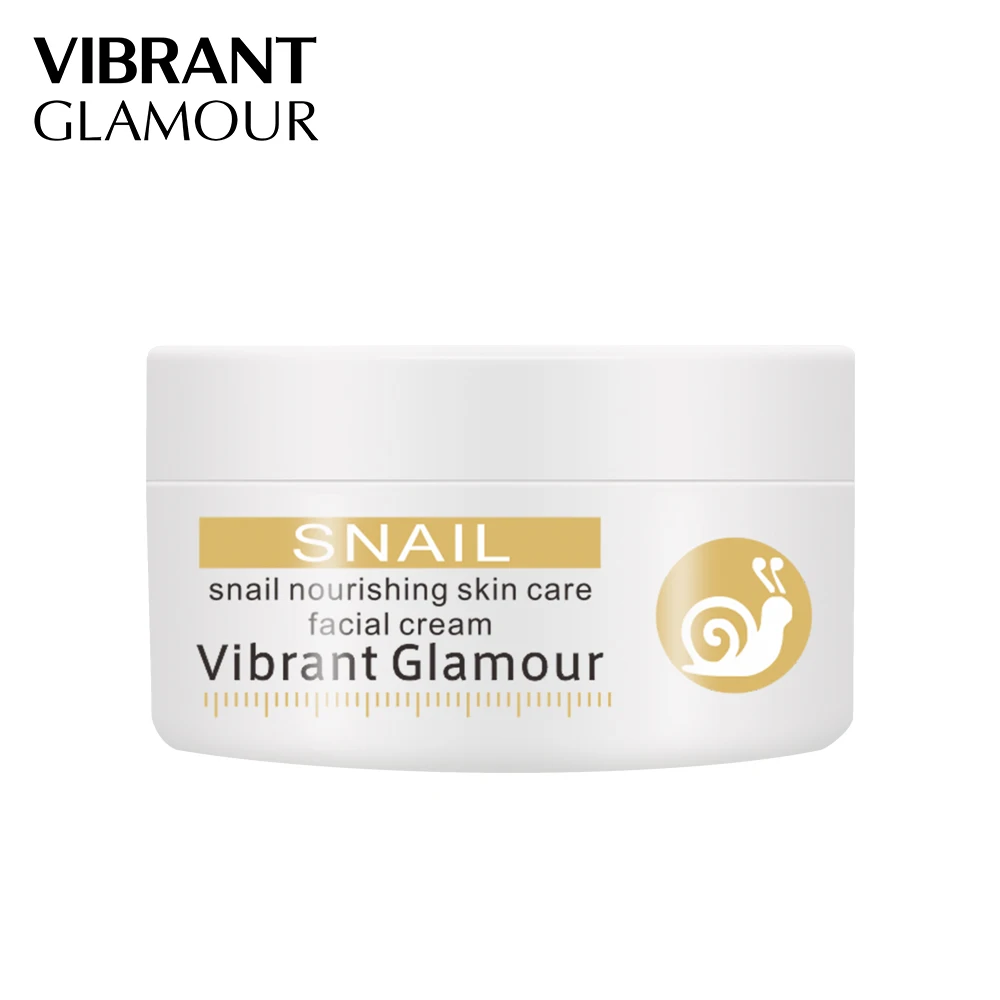 

VIBRANT GLAMOUR Face Cream Snail Anti-Wrinkle Anti-Aging Moisturizer Whitening Hyaluronic Acid Serum Shrink Pores Skin Care 30ML