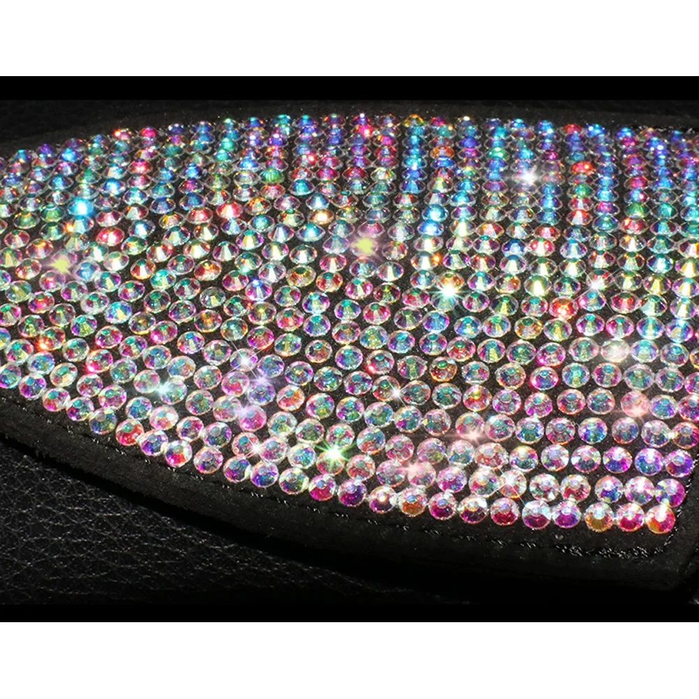 Модный кожаный чехол Стразы для автомобильных ключей универсальный размер