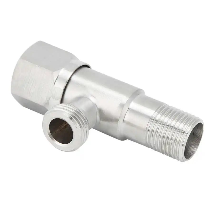 /2in нержавеющая сталь Матовый Угол клапан кран Туалет водонагреватель стоп BG |