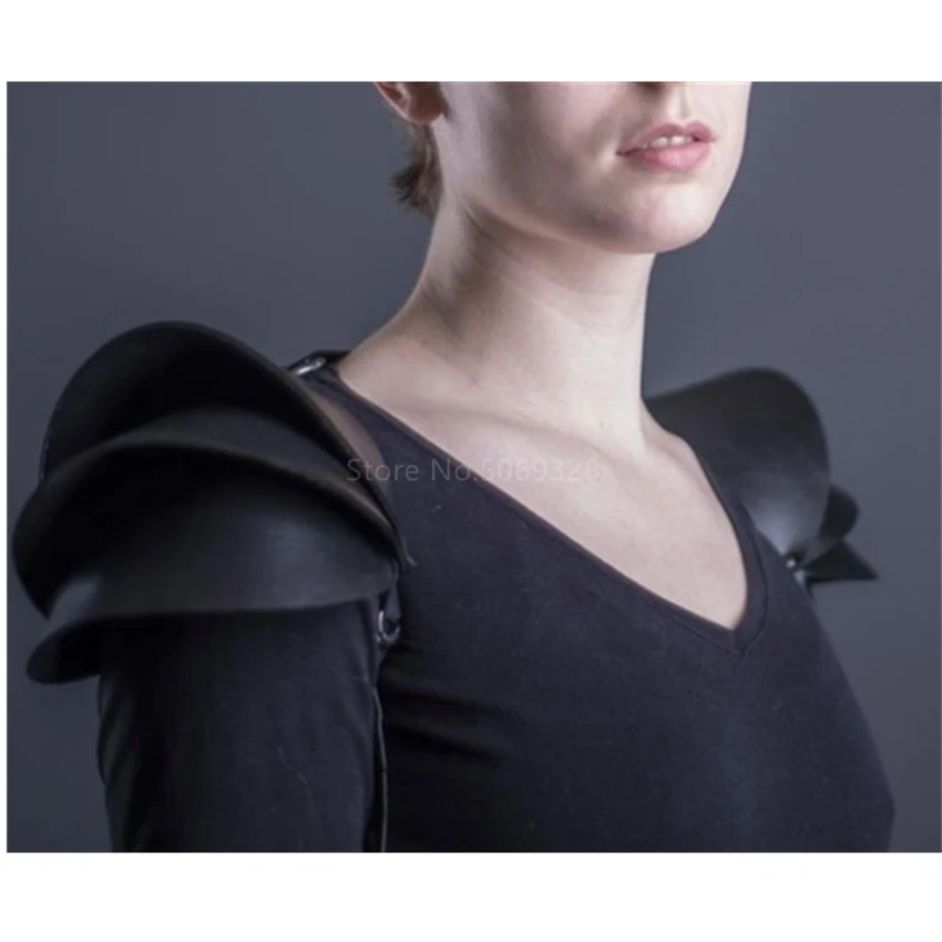 Мужской Кожаный Костюм викинга воина средневековая бронежилет аксессуары для