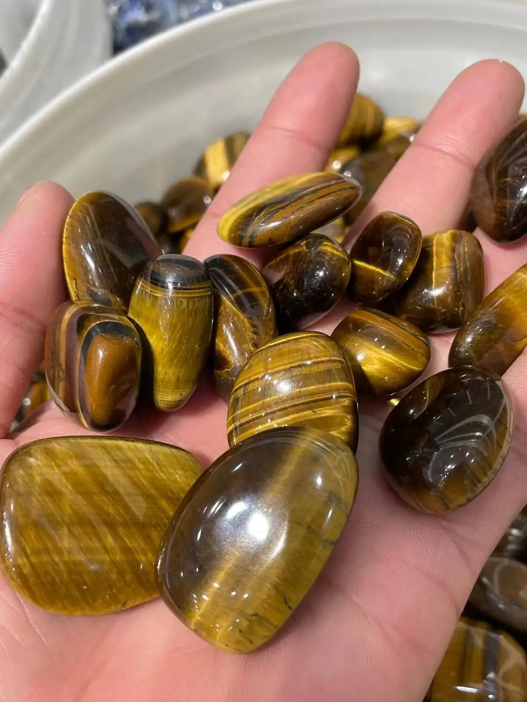 

Натуральный камень тигровый глаз большая зернистая фотография, Восстанавливающее Средство