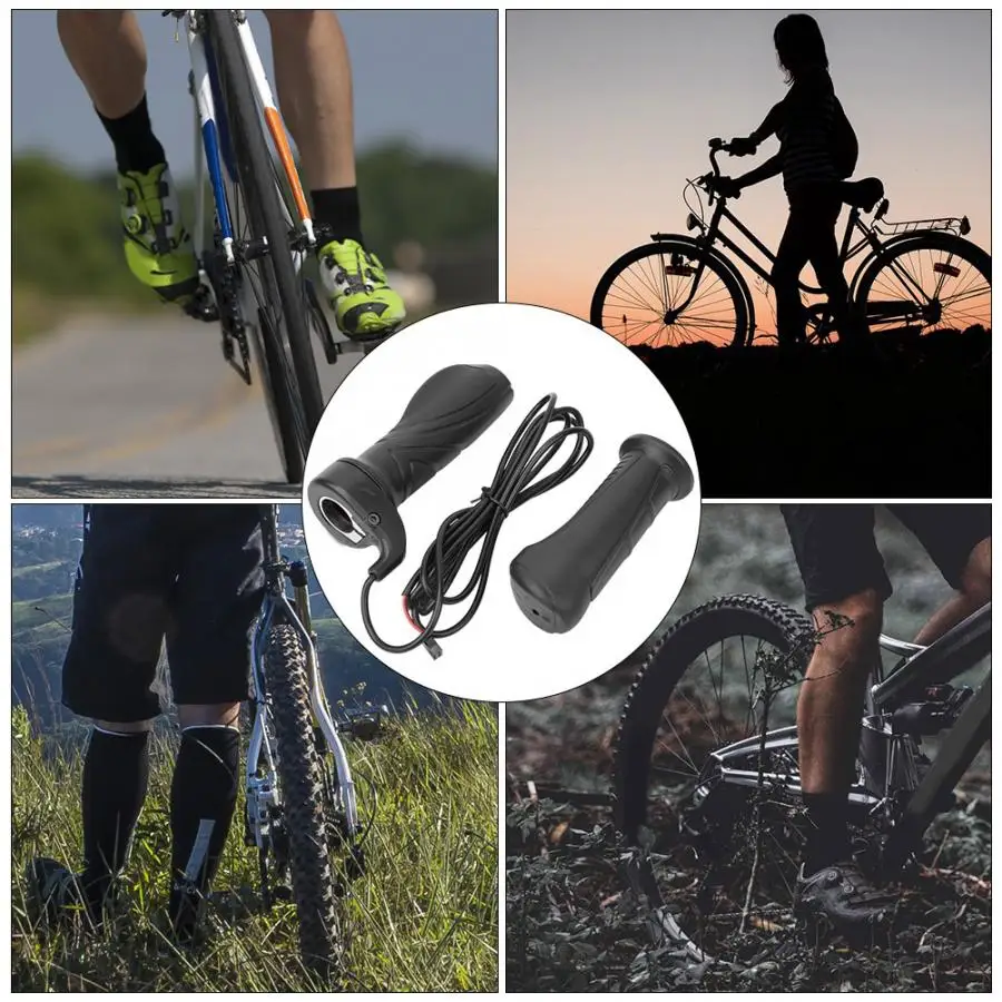 1 пара универсальная ручка газа для электровелосипеда акселератор дроссельной