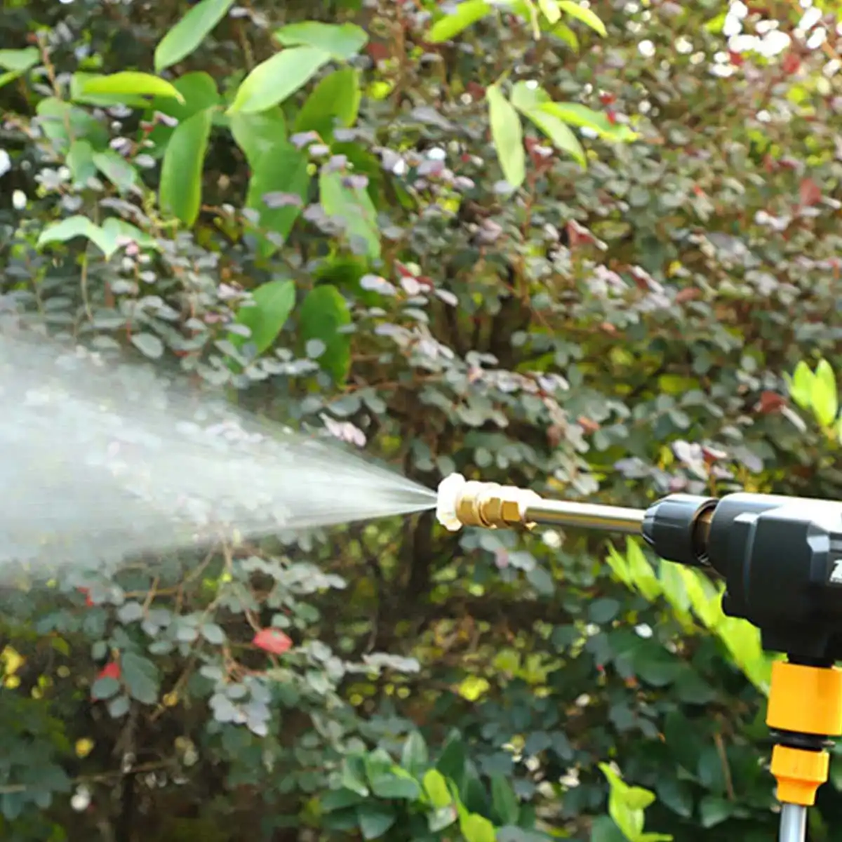 Купить 500W Портативный под высоким давлением воды стиральная машина для очистки Автомобильная моющая машинка шланг для полива сада сопло спринкле...