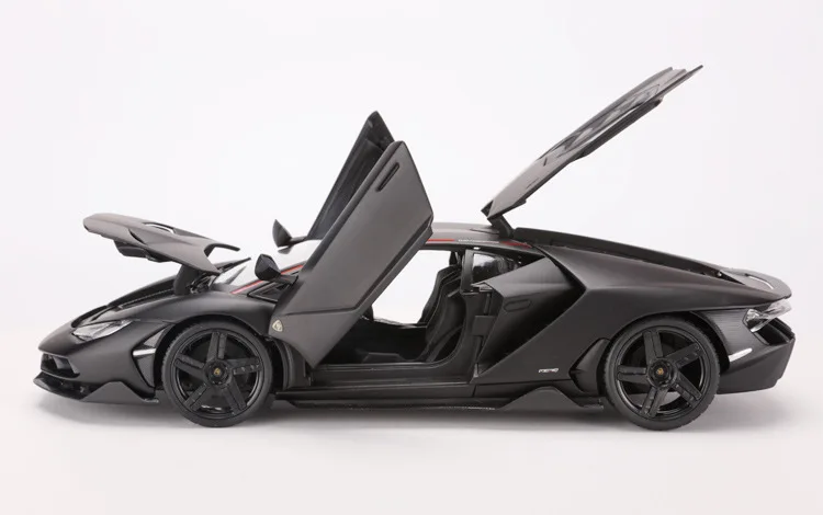 1:18 Lamborghini LP770 центенарио матовый черный/серый/красный/синий Литой Сплав модель автомобиля для детей Подарки