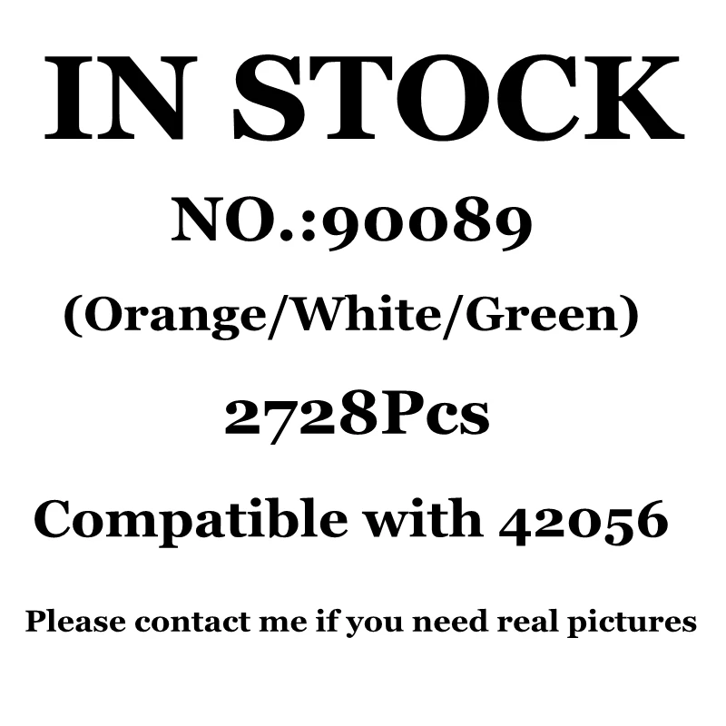 

IN STOCK 90089 2728Pcs High-tech Italian Super Race Car Model Building Block Bricks Toys gift Compatible 42056 20001 3368B 3368C