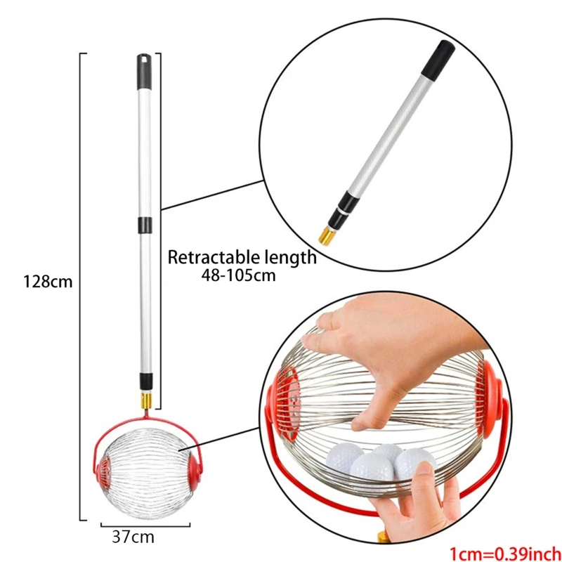 

Walnuts Chestnuts Harvester Roller Nut Collector Retractable Aluminum Alloy Ball Garden Fruit Picker Family Orchards Too