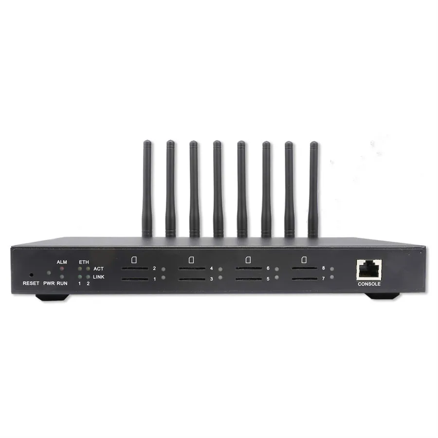 Новое поступление беспроводной шлюз VOIP 8ch/SIMs 4G/шлюз GoIP для IP PBX или приложения