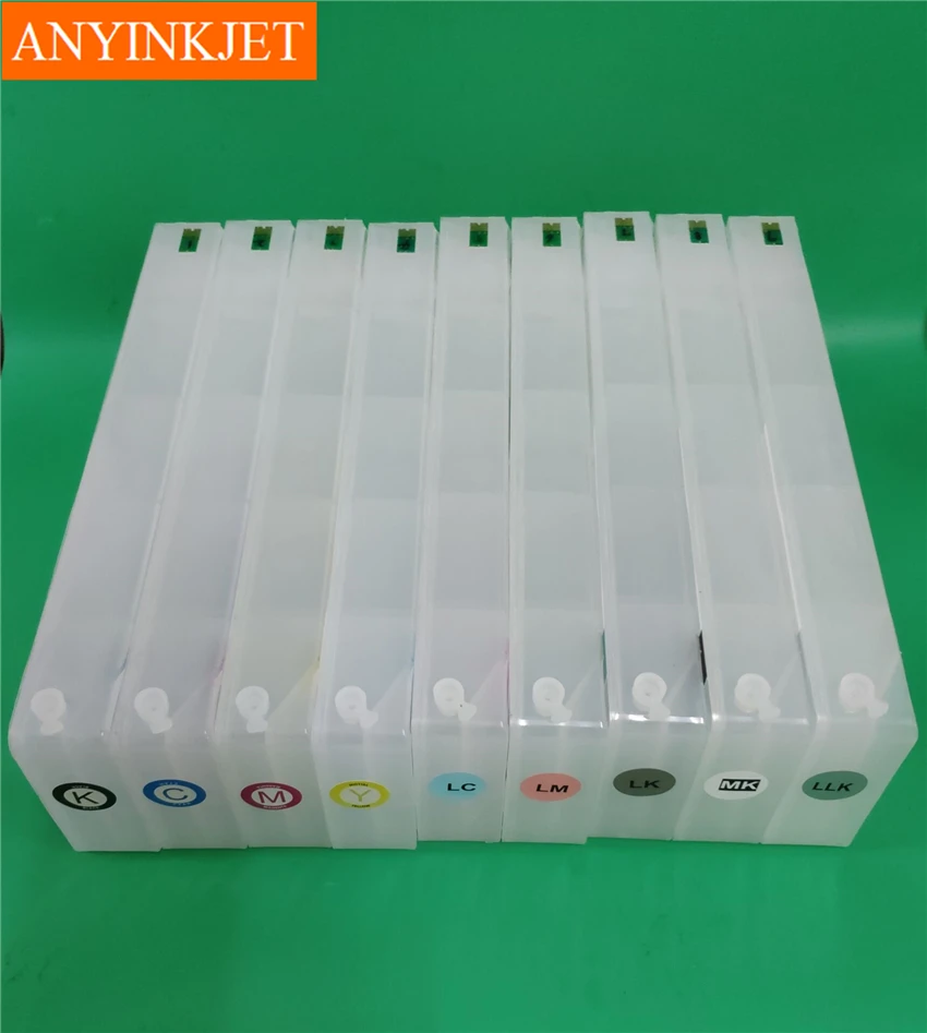 

New products empty cartrige with one time chip for Epson P6000 P7000 P8000 P9000 printer 9color/set