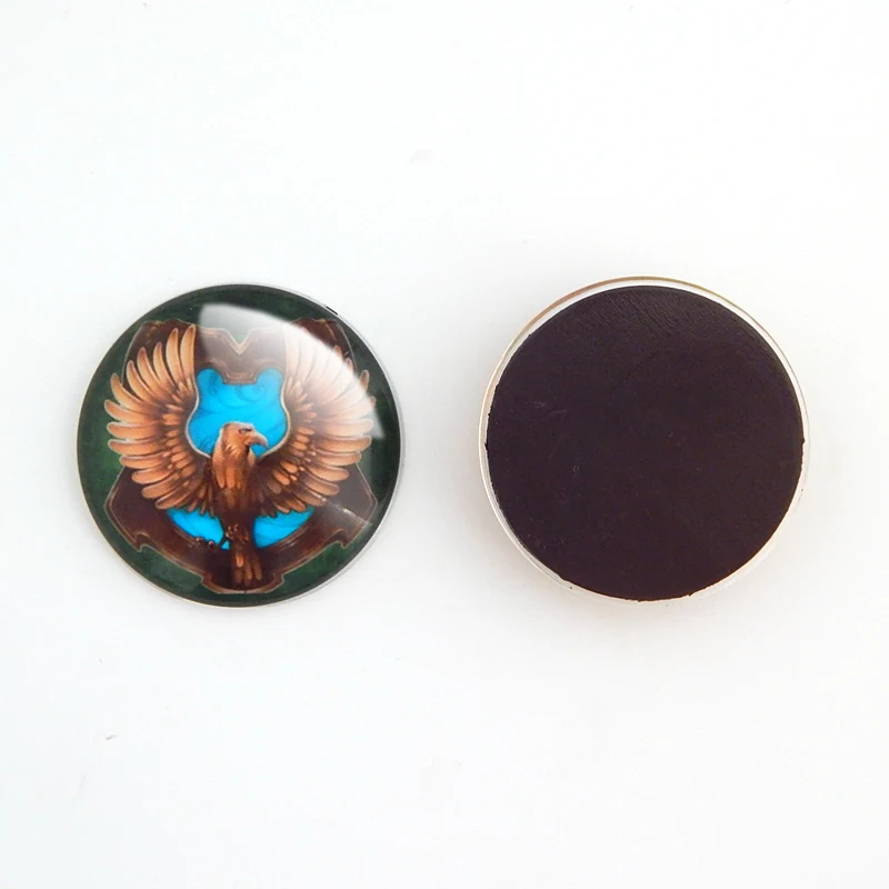 QIYUE креативный властительный значок узор Магнитный хрустальный круглый