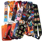 LB1836 детский шнурок в стиле Звездных Войн Yoda, шнурки для ключей, шнурки для ключей, значок ID, шнурок для шеи, аксессуары, подарки